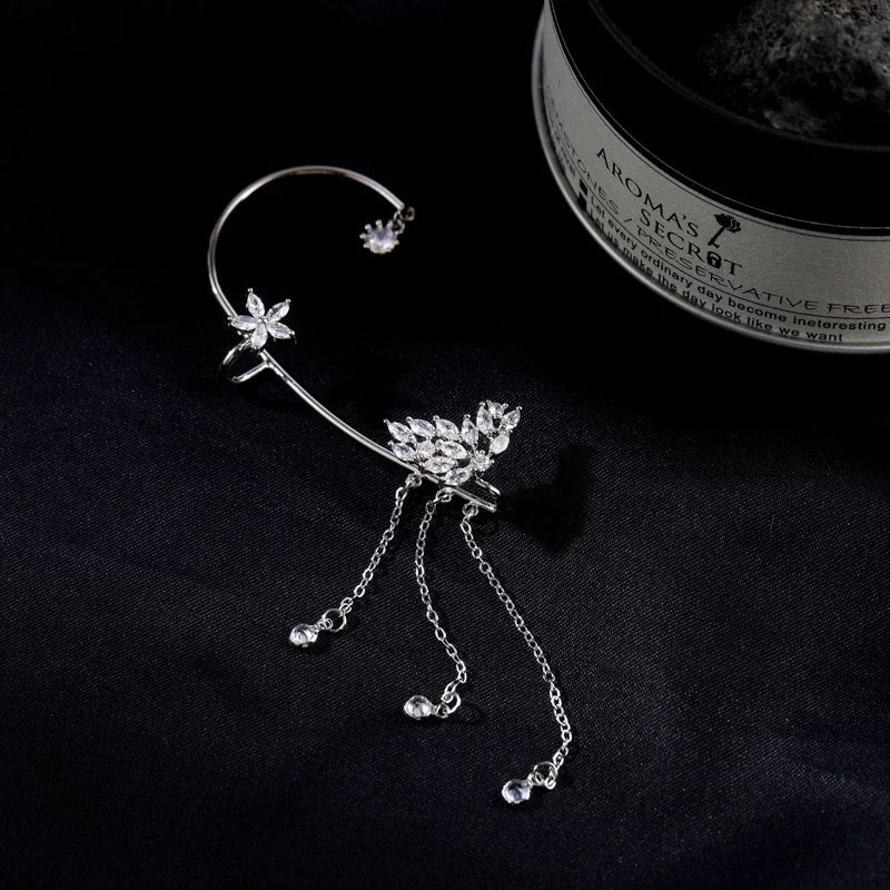 Tassel Butterfly Ear Cuffs – Joias Elegantes para as Orelhas com Borlas Pendentes | CotaJewelry