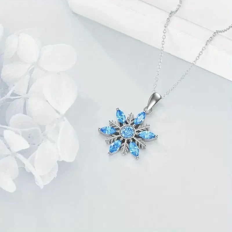 Snowflake Pendant Necklace