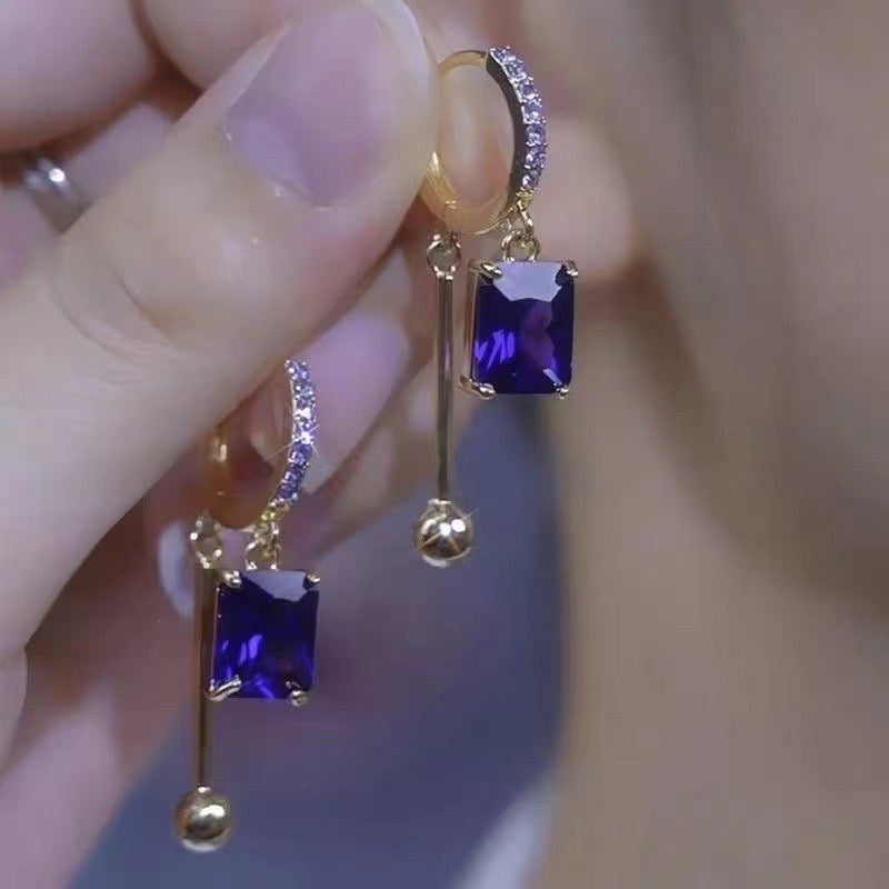 Brincos de Cristal Crepúsculo – Brincos Pendentes Elegantes | CotaJewelry