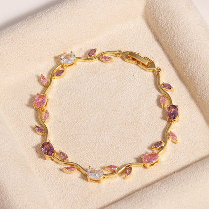 Zartes Rosenarmband – Eleganter floraler Charmschmuck für Damen | CotaJewelry