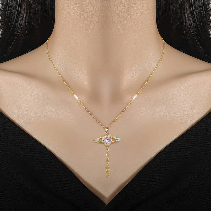 Collier Aile d'Ange – Pendentif Mobile, Bijoux Élégants et Délicats pour Femmes | CotaJewelry