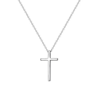 Colar Cruz Dourada – Pendente Religioso Minimalista | Corrente Ajustável | CotaJewelry
