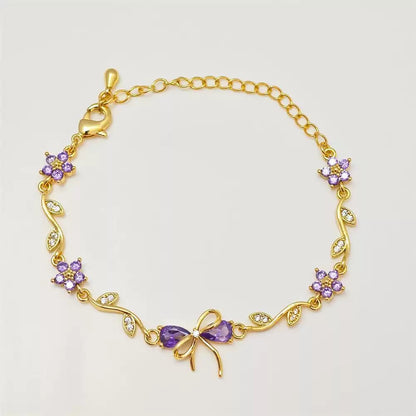 Bracelete de Zircão com Laço – Joalharia Delicada e Romântica para Mulheres | CotaJewelry