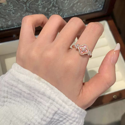 Dainty floral open ring perfect gift from CotaJewelry