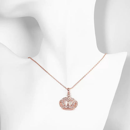 CotaJewelry royal-inspired crown pendant necklace gift box